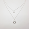 Cadena doble de corazones