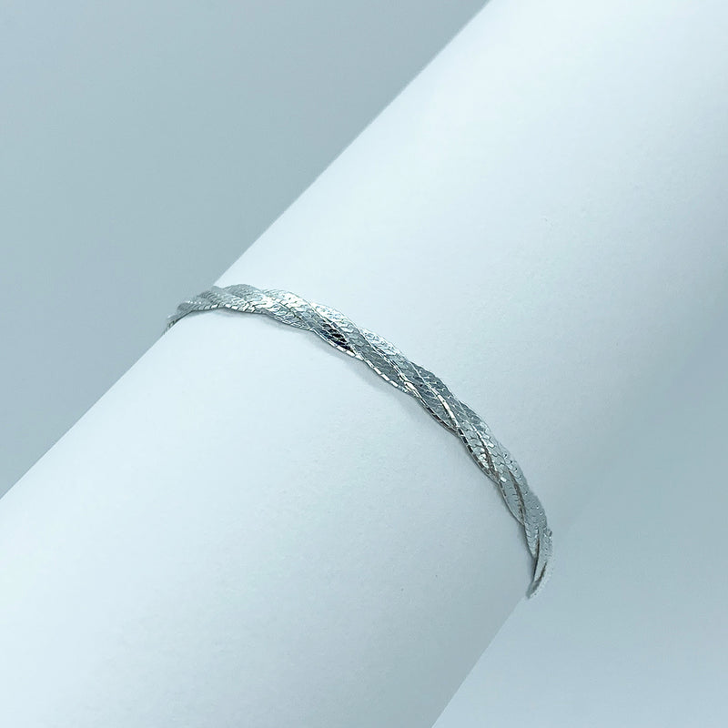Pulsera Trenzada Solida